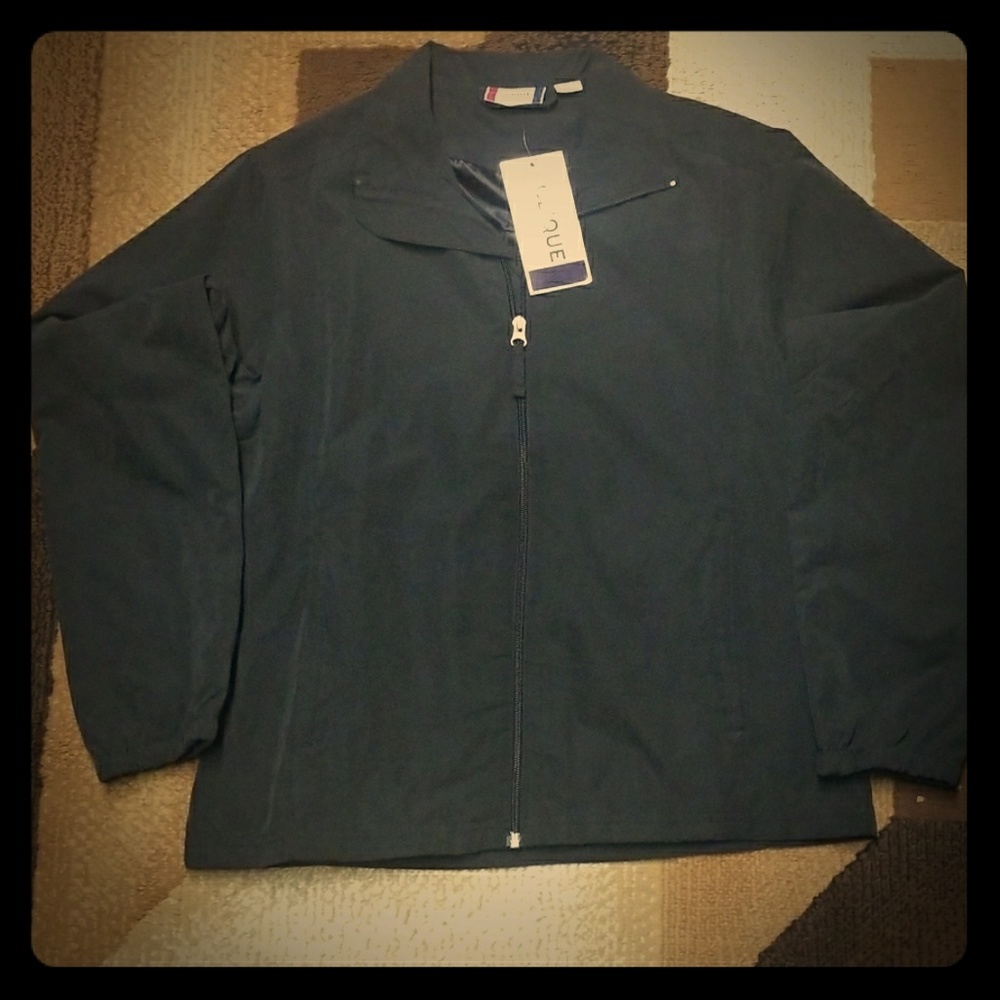 Clique Ladies Full Zip Jacket Windbreaker Black